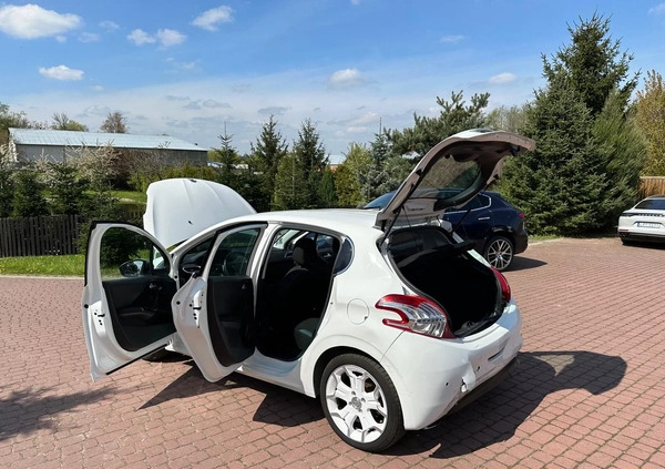 Peugeot 208 cena 23200 przebieg: 211734, rok produkcji 2015 z Ryki małe 631